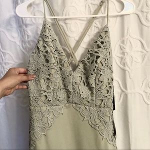 Sage bridesmaid dress